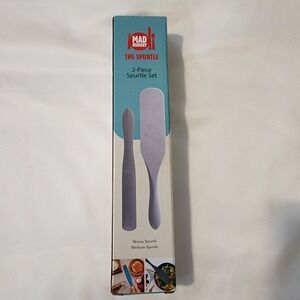 Mad Hungry Spurtle Silicone Set 2-Piece ‎ Medium Spurtle & Skinny Spurtle NEW